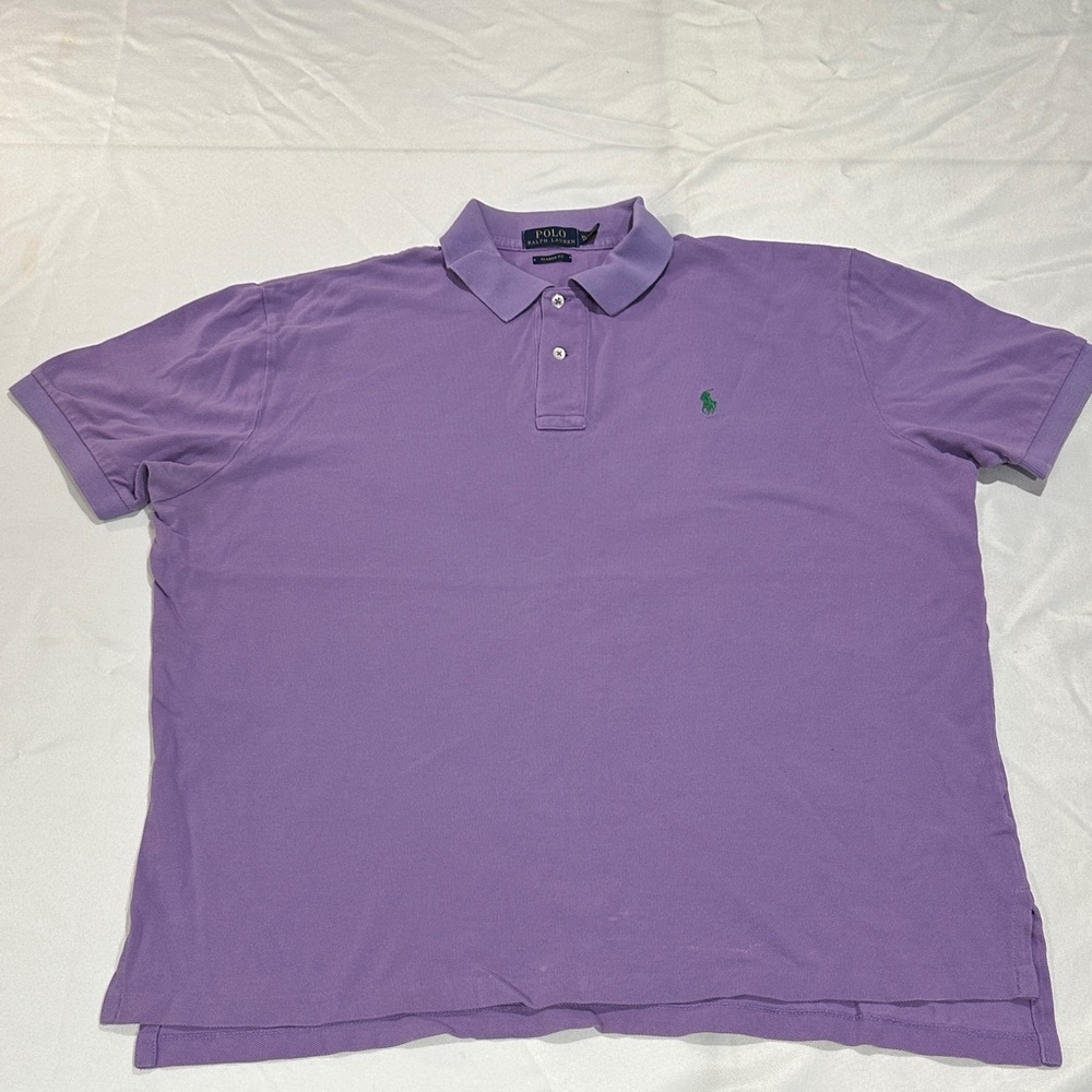Polo by Ralph Lauren Men's Lavender Polo Shirt (350)